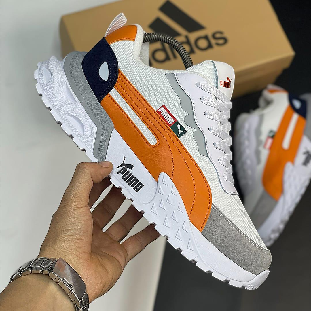 PUMA RS-X  color BlancoNaranja