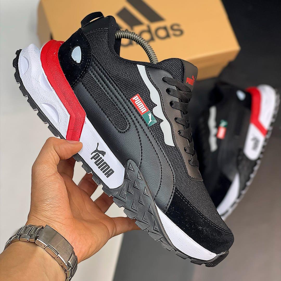 PUMA RS-X  color negro rojo